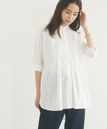 CRAFT STANDARD BOUTIQUE | シャーリングヤーンチュニックシャツ　＊(シャツ/ブラウス)