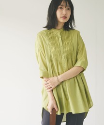 CRAFT STANDARD BOUTIQUE | シャーリングヤーンチュニックシャツ　＊(シャツ/ブラウス)