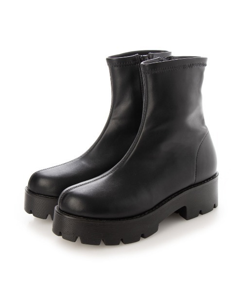 EVOL（イーボル）の「【EVOL】  ストレッチブーツ IR9699（ブーツ・レディース・ブラック/ブラウン・LL/S/M/L）」の3枚目の写真