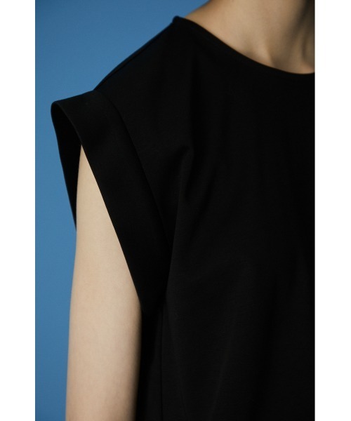 RIM.ARK（リムアーク）の「Cuff design cut tops（Tシャツ/カットソー 