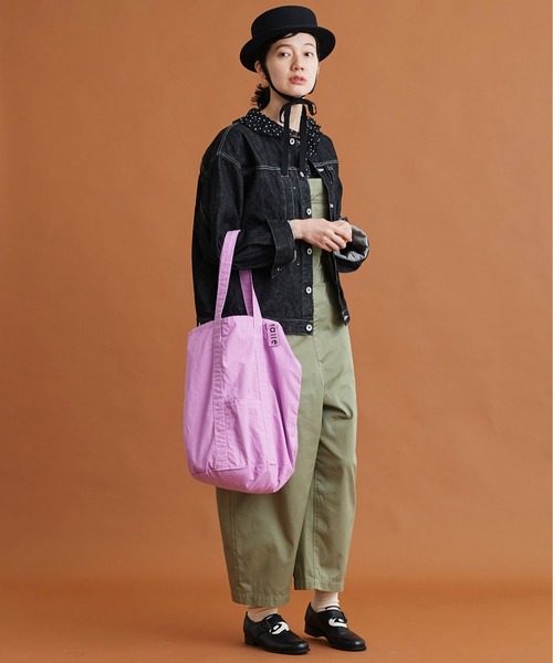 Malle（マル）の「malle COTTON製品染め　バケツトートバッグ（トートバッグ・レディース・パープル/マスタード/チャコールグレー・FREE）」の15枚目の写真