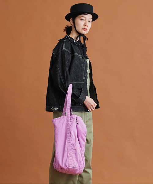 Malle（マル）の「malle COTTON製品染め　バケツトートバッグ（トートバッグ・レディース・パープル/マスタード/チャコールグレー・FREE）」の12枚目の写真