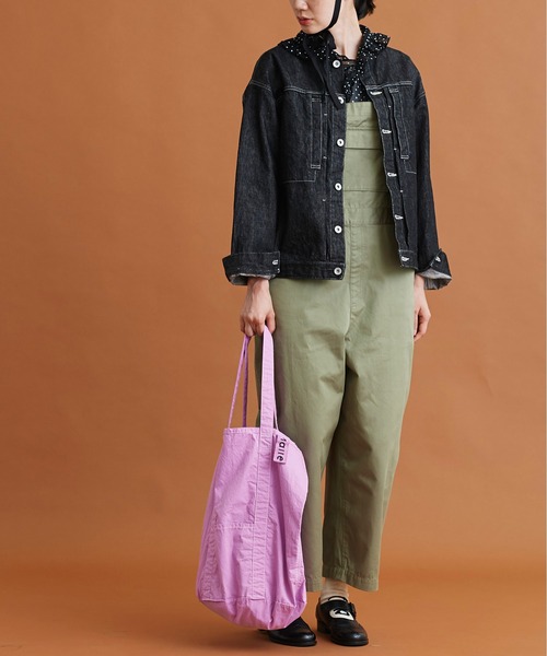 Malle（マル）の「malle COTTON製品染め　バケツトートバッグ（トートバッグ・レディース・パープル/マスタード/チャコールグレー・FREE）」の6枚目の写真