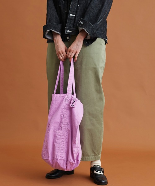 Malle（マル）の「malle COTTON製品染め　バケツトートバッグ（トートバッグ・レディース・パープル/マスタード/チャコールグレー・FREE）」の9枚目の写真