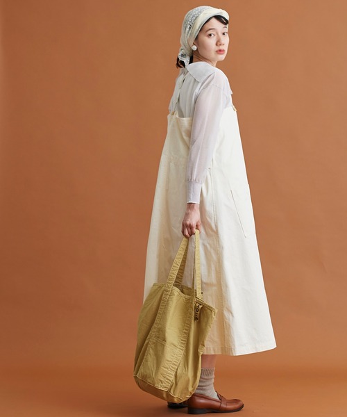 Malle（マル）の「malle COTTON製品染め　バケツトートバッグ（トートバッグ・レディース・パープル/マスタード/チャコールグレー・FREE）」の13枚目の写真