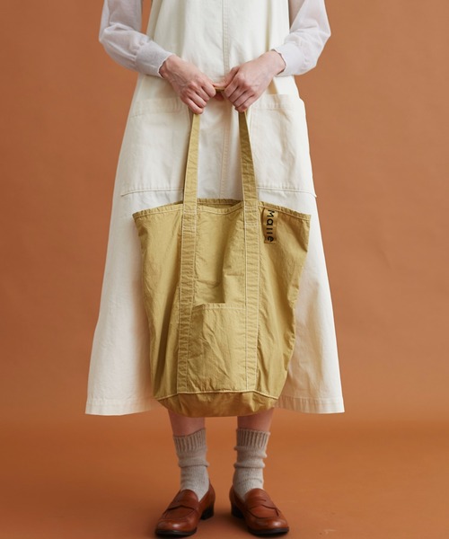 Malle（マル）の「malle COTTON製品染め　バケツトートバッグ（トートバッグ・レディース・パープル/マスタード/チャコールグレー・FREE）」の19枚目の写真