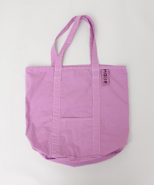Malle（マル）の「malle COTTON製品染め　バケツトートバッグ（トートバッグ・レディース・パープル/マスタード/チャコールグレー・FREE）」の7枚目の写真