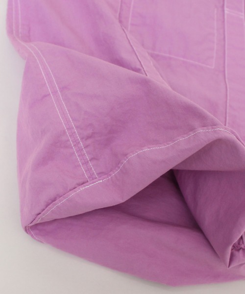 Malle（マル）の「malle COTTON製品染め　バケツトートバッグ（トートバッグ・レディース・パープル/マスタード/チャコールグレー・FREE）」の14枚目の写真