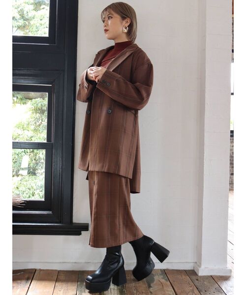 MURUA（ムルーア）の「フロントボタンペンシルスカート（スカート・レディース・グリーン/モカ/その他1・1/2）」の10枚目の写真