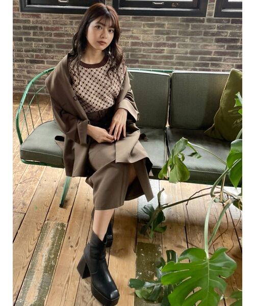 MURUA（ムルーア）の「フロントボタンペンシルスカート（スカート・レディース・グリーン/モカ/その他1・1/2）」の17枚目の写真