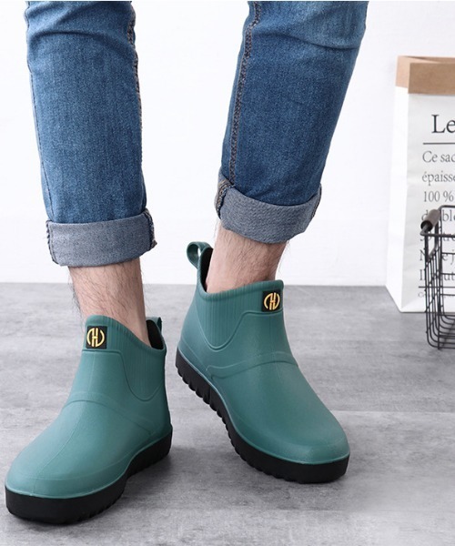 aimoha（アイモハ）の「防水ノンスリップレインシューズ（レインシューズ・メンズ・ブラック/グリーン/ブルー/ネイビー・25.0cm/26.0cm/27.0cm/27.5cm/26.5cm/25.5cm）」の9枚目の写真