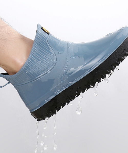 aimoha（アイモハ）の「防水ノンスリップレインシューズ（レインシューズ・メンズ・ブラック/グリーン/ブルー/ネイビー・25.0cm/26.0cm/27.0cm/27.5cm/26.5cm/25.5cm）」の7枚目の写真