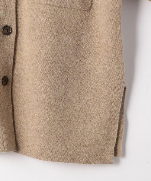 green label relaxing(グリーンレーベルリラクシング)の「シャツカラー ソフト カーディガン(ニット/セーター・レディース・ブラック/ベージュ/ライトグレー・FREE)」の20枚目の写真