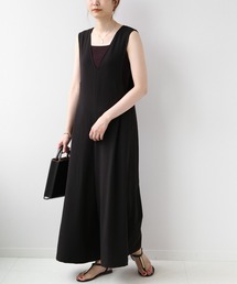 ウォッシャブルTRワイドサロペット◆