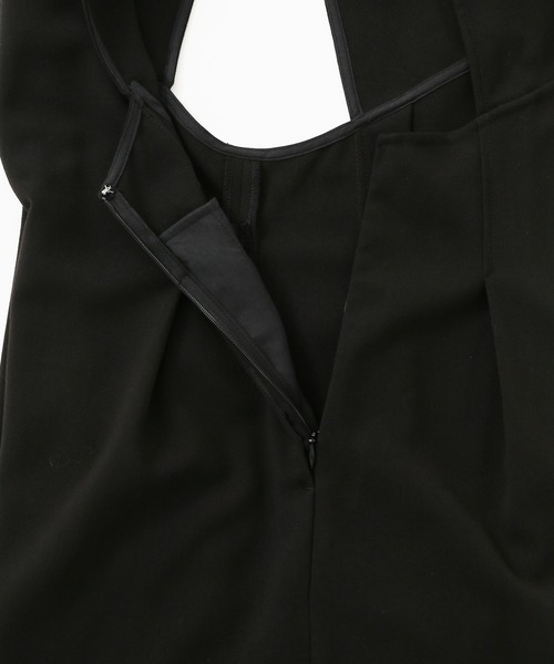 JOURNAL STANDARD relume（ジャーナルスタンダード　レリューム）の「ウォッシャブルTRワイドサロペット◆（サロペット/オーバーオール・レディース・ブラック/カーキ・36/38）」の16枚目の写真