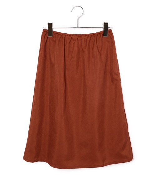 ADAM ET ROPE'（アダムエロペ）の「＜洗える＞ハイツイストクレープワンピース（ワンピース・レディース・ブラック/レンガ/キナリ・FREE）」の18枚目の写真