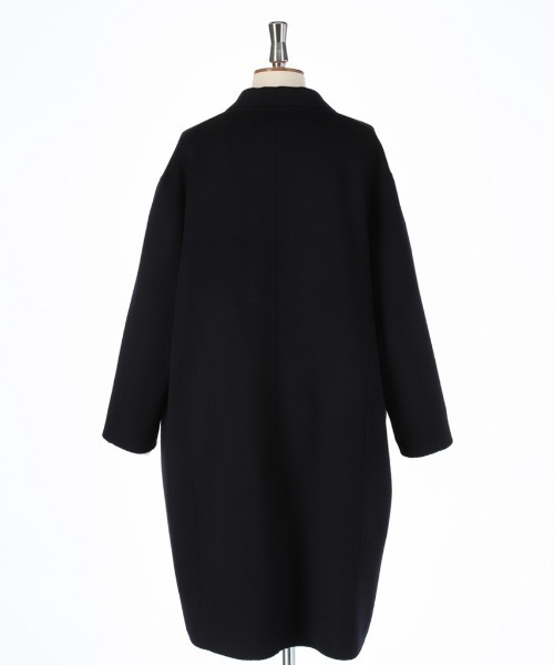 LE GLAZIK(ルグラジック)の「LE GLAZIK/ル グラジック チェスターコート CHESTER COAT #JL-8101SRV(チェスターコート・レディース・チェック/ダークネイビー・36)」の7枚目の写真