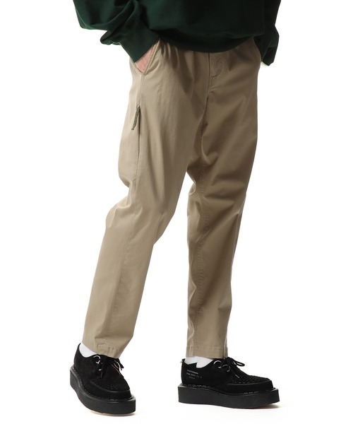 uniform experiment（ユニフォームエクスペリメント）の「STRETCH CHINO SIDE POCKET TAPERED PANTS（チノパンツ・メンズ・ブラック/ベージュ/カーキ・1/2/4/3）」の14枚目の写真