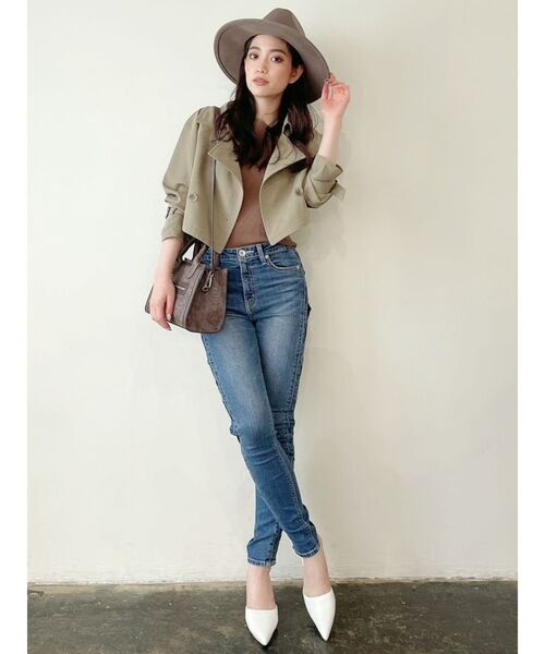 GYDA(ジェイダ)の「サイドレースアップデニムスキニーパンツ(デニムパンツ・レディース・インディゴブルー/ブルー・SMALL/MEDIUM/X-SMALL)」の13枚目の写真