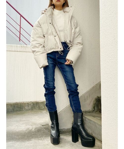 GYDA(ジェイダ)の「サイドレースアップデニムスキニーパンツ(デニムパンツ・レディース・インディゴブルー/ブルー・SMALL/MEDIUM/X-SMALL)」の21枚目の写真