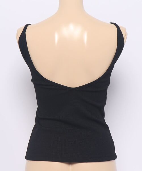 FIG&VIPER（フィグアンドバイパー）の「バックVネックブラTOP（チューブトップ・レディース・ブラック/ベージュ・FREE）」の4枚目の写真
