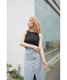 FIG&VIPER | バックVネックブラTOP(チューブトップ)