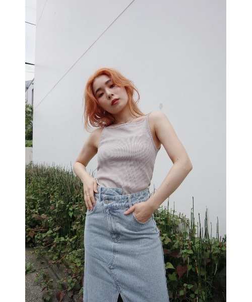 FIG&VIPER（フィグアンドバイパー）の「バックVネックブラTOP（チューブトップ・レディース・ブラック/ベージュ・FREE）」の6枚目の写真