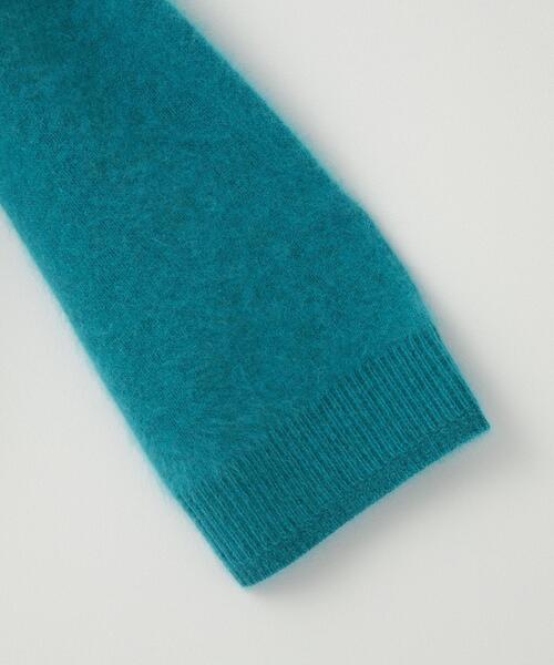 EMMEL REFINES（エメルリファインズ）の「＜EMMEL REFINES（エメル リファインズ）＞EM fluffy タートルプルオーバー（ニット/セーター・レディース・ベージュ/ネイビー/ブラウン/ターコイズブルー/ライトピンク・FREE）」の8枚目の写真