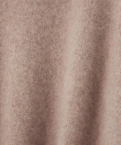 EMMEL REFINES（エメルリファインズ）の「＜EMMEL REFINES（エメル リファインズ）＞EM fluffy タートルプルオーバー（ニット/セーター・レディース・ベージュ/ネイビー/ブラウン/ターコイズブルー/ライトピンク・FREE）」の12枚目の写真