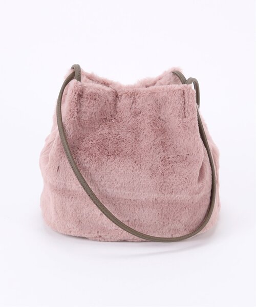 RAY CASSIN（レイカズン）の「ファーロングショルダートートバッグ（トートバッグ・レディース・キナリ/ピンク系その他/ダークブラウン・FREE）」の19枚目の写真