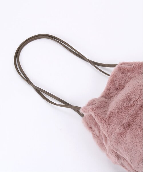 RAY CASSIN（レイカズン）の「ファーロングショルダートートバッグ（トートバッグ・レディース・キナリ/ピンク系その他/ダークブラウン・FREE）」の8枚目の写真