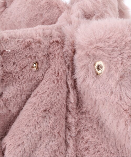 RAY CASSIN（レイカズン）の「ファーロングショルダートートバッグ（トートバッグ・レディース・キナリ/ピンク系その他/ダークブラウン・FREE）」の17枚目の写真