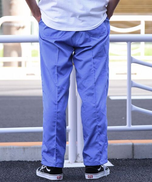 MACOBER（マコバ）の「【SHIPS別注】MACOBER: TC ドローストリングス ワイド イージー パンツ（チノパンツ・メンズ・ネイビー/グレー/オレンジ/ブルー・SMALL/MEDIUM/LARGE）」の22枚目の写真