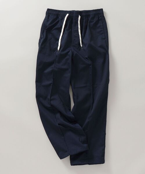 MACOBER（マコバ）の「【SHIPS別注】MACOBER: TC ドローストリングス ワイド イージー パンツ（チノパンツ・メンズ・ネイビー/グレー/オレンジ/ブルー・SMALL/MEDIUM/LARGE）」の17枚目の写真