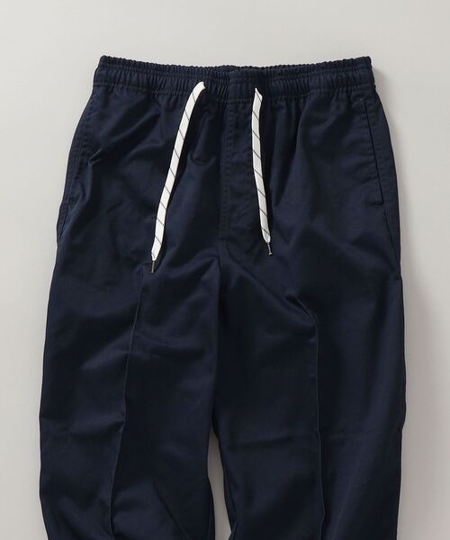 MACOBER（マコバ）の「【SHIPS別注】MACOBER: TC ドローストリングス ワイド イージー パンツ（チノパンツ・メンズ・ネイビー/グレー/オレンジ/ブルー・SMALL/MEDIUM/LARGE）」の16枚目の写真