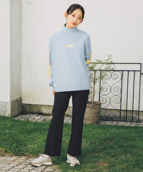 MILKFED.（ミルクフェド）の「CENTER PRESSED PANTS（その他パンツ・レディース・ブラック/ベージュ/オレンジ/グリーン・S/M）」の5枚目の写真