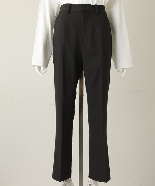 MILKFED.（ミルクフェド）の「CENTER PRESSED PANTS（その他パンツ・レディース・ブラック/ベージュ/オレンジ/グリーン・S/M）」の9枚目の写真