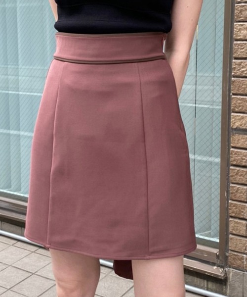 LIPSERVICE（リップサービス）の「トリムベルト台形スカート（スカート・レディース・ピンク系その他/その他1・S/M）」の2枚目の写真