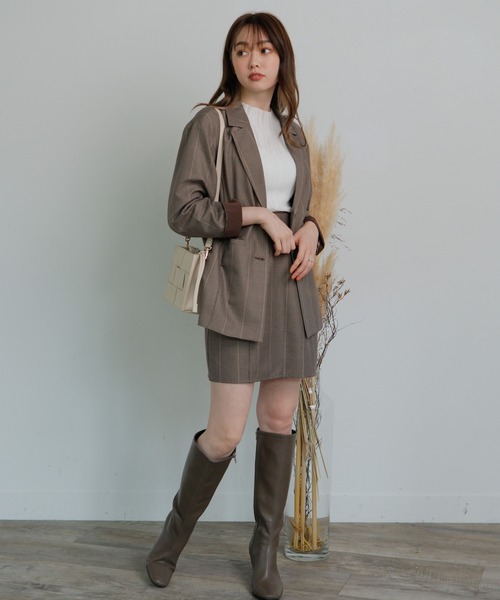 LIPSERVICE（リップサービス）の「トリムベルト台形スカート（スカート・レディース・ピンク系その他/その他1・S/M）」の5枚目の写真