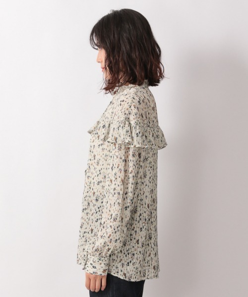 LOWRYS FARM(ローリーズファーム)の「2WAYレトロフラワーブラウスLS 216559(シャツ/ブラウス・レディース・アイボリー/ブラック/ダークブラウン・FREE)」の7枚目の写真