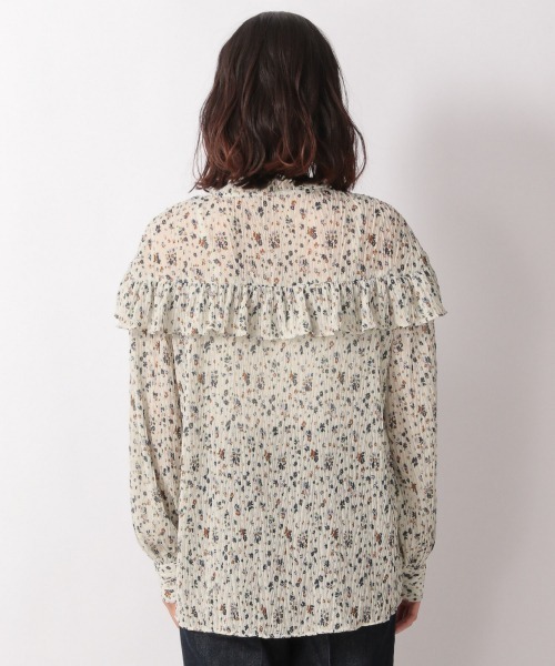 LOWRYS FARM(ローリーズファーム)の「2WAYレトロフラワーブラウスLS 216559(シャツ/ブラウス・レディース・アイボリー/ブラック/ダークブラウン・FREE)」の12枚目の写真