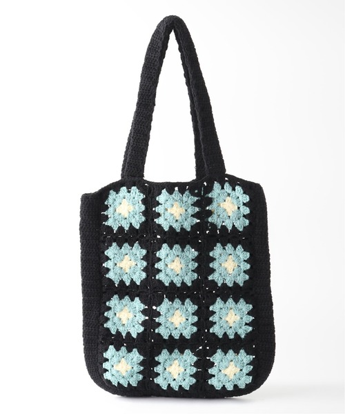 Oriens JOURNAL STANDARD（オリエンス ジャーナルスタンダード）の「クロシェニットトートバッグ◆（トートバッグ・レディース・ブラック/ブラウン/ネイビー・FREE）」の11枚目の写真