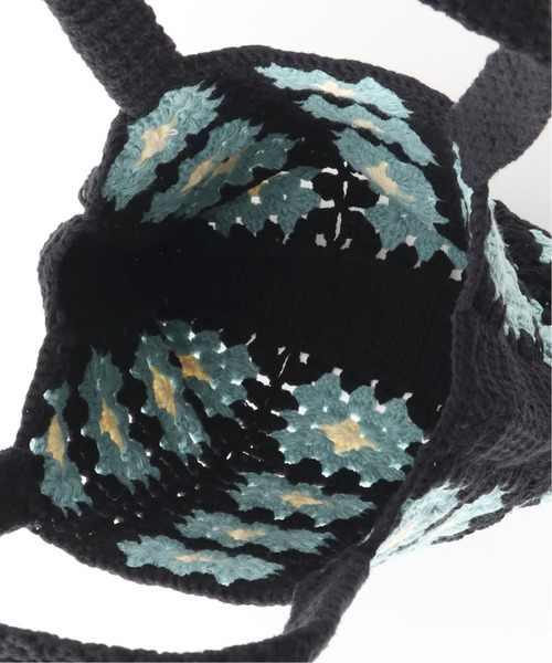 Oriens JOURNAL STANDARD（オリエンス ジャーナルスタンダード）の「クロシェニットトートバッグ◆（トートバッグ・レディース・ブラック/ブラウン/ネイビー・FREE）」の13枚目の写真