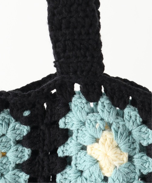 Oriens JOURNAL STANDARD（オリエンス ジャーナルスタンダード）の「クロシェニットトートバッグ◆（トートバッグ・レディース・ブラック/ブラウン/ネイビー・FREE）」の14枚目の写真