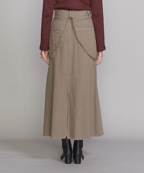 BEAUTY&YOUTH UNITED ARROWS（ビューティーアンドユースユナイテッドアローズ）の「BY エコデニムオーバーダイ サスペンダースカート◆（デニムスカート・レディース・ダークグレー・M/S）」の4枚目の写真