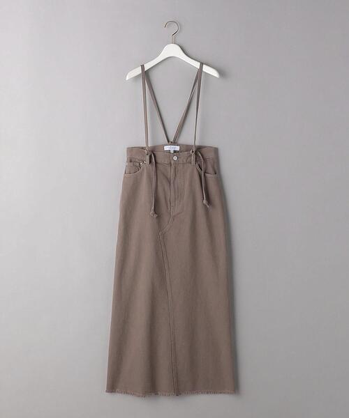 BEAUTY&YOUTH UNITED ARROWS（ビューティーアンドユースユナイテッドアローズ）の「BY エコデニムオーバーダイ サスペンダースカート◆（デニムスカート・レディース・ダークグレー・M/S）」の18枚目の写真