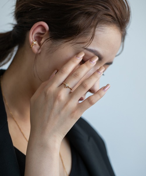 PAS TIERRA（パティエラ）の「【Carillon】クレールリング（リング・レディース・イエローゴールド・#9/#11/#13）」の5枚目の写真