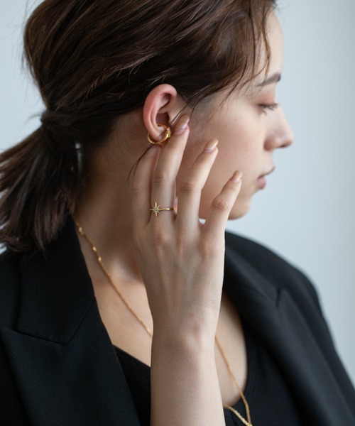 PAS TIERRA（パティエラ）の「【Carillon】クレールリング（リング・レディース・イエローゴールド・#9/#11/#13）」の3枚目の写真