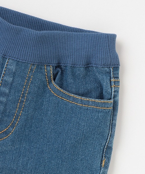 petit main（プティマイン）の「【オーガニック】デニムスキニーストレッチパンツ（デニムパンツ・キッズ・ブルー/ネイビー・120cm/80ｃｍ/110cm/90cm/130cm/100cm）」の12枚目の写真