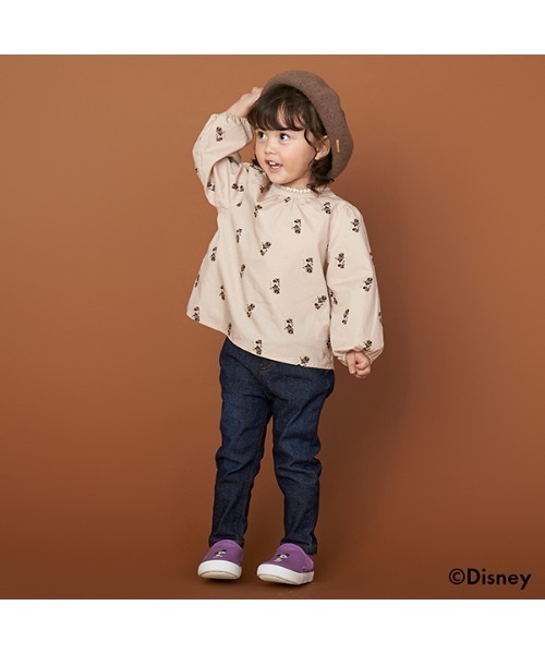 petit main（プティマイン）の「【オーガニック】デニムスキニーストレッチパンツ（デニムパンツ・キッズ・ブルー/ネイビー・120cm/80ｃｍ/110cm/90cm/130cm/100cm）」の13枚目の写真